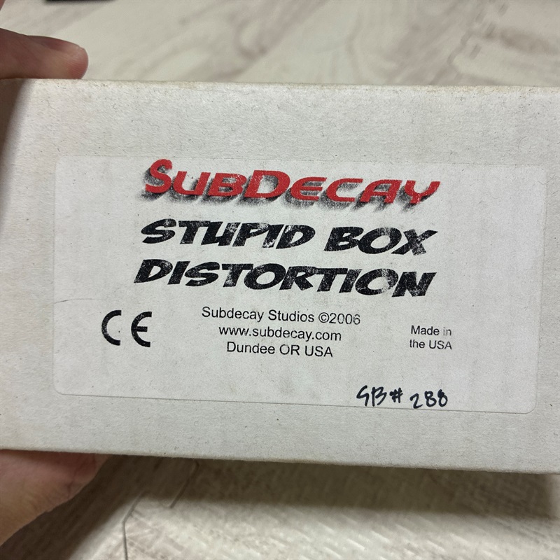 SUBDECAY STUPID BOXの画像